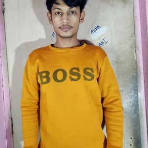 Boss Yellow Sweatshirt