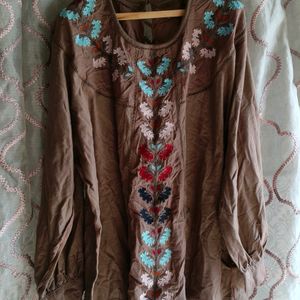 Brown Top - Negotiable