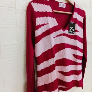 Pink Woolen Tops