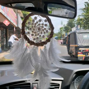 Pearl Car Hanging Dreamcatcher