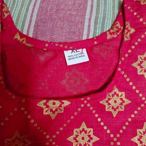 Red Beautiful Kurta Set