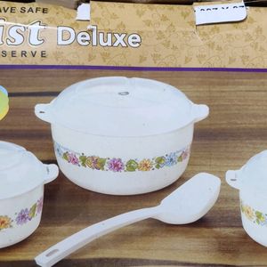 Microwave Containers (Set of 4pcs)