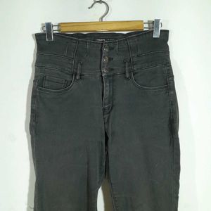 Dark Grey Jeans For Women's