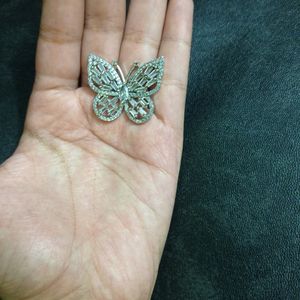 New Crystal Butterfly Ring