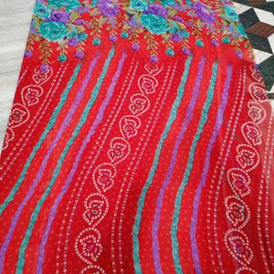 Premium Quality Bandhani Print New Saree