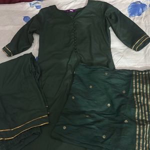 Kurti Suit With Palazzo And Dupptta  2 Numbers