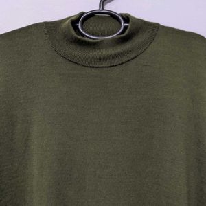 Olive Green Turtle Neck Sweater