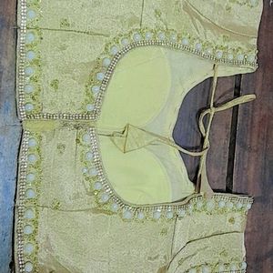 Designer Golden blouse