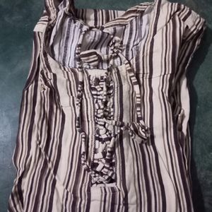 Strait  Cotton Kurti