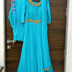 Ethnic 3 Piece Gown