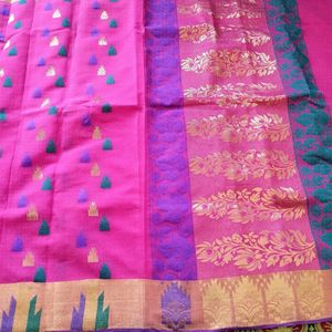 Cotton Handloom Saree