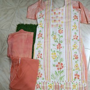 Branded Chickankari Dress