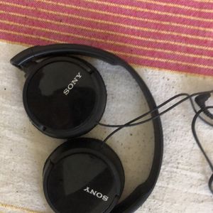 Sony Black Wired Headphones