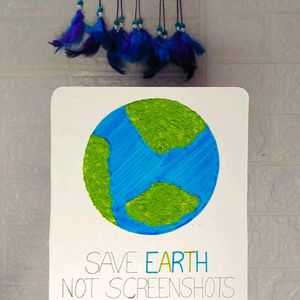 Handmade Save Earth 🌍 Card