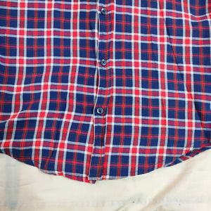 Men's Red checked Shirt