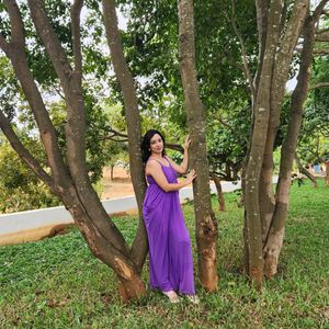 Purple 💜 Stylish Gown