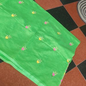 Green Used Saree I