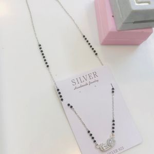 92.5 Silver Mangalsutra