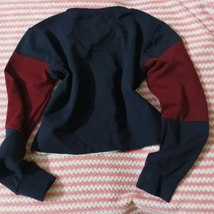 Block Sleeve Sweatshirt