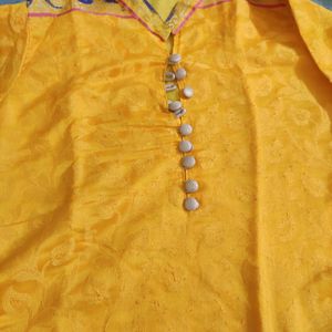 Yellow kurti