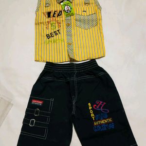 Shirt Short Set For Kids