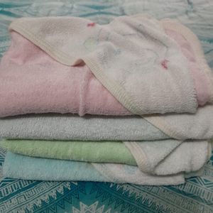 Pack Of 4 Infant Towel