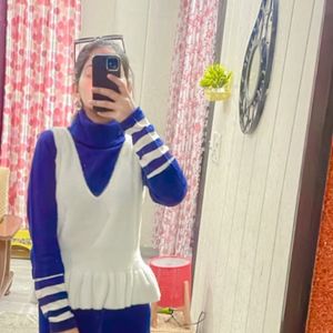 White Fathars Soft Fur Sweater