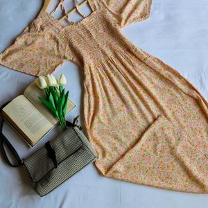 Floral Summer Midi Dress