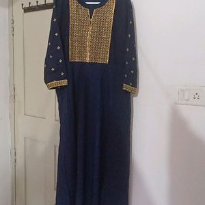 Navyblue Anarkali Kurti XXL Size