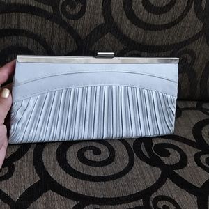 Women Silver Clutch Bag