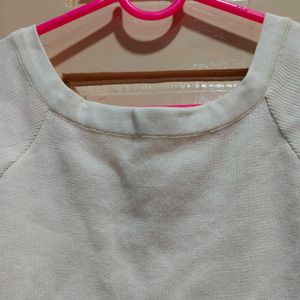 Korean  Off Shoulder Bow Top