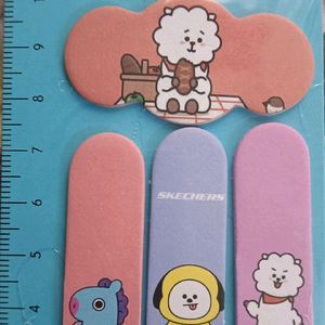 (Combo) BT21 CUTE BOOKMARK😍🫰🏻 (Pink) & (Blue)