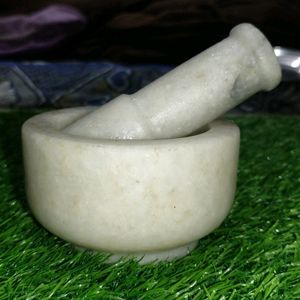 Okhli, Kharad, Pestle Set Fir Spice Or Ginger