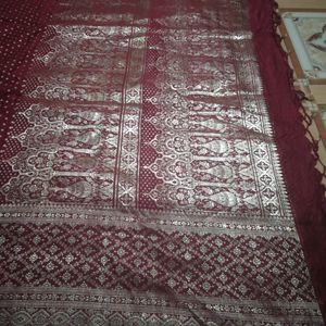 Old Vintage Banarasi Silk Saree