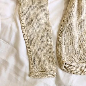 H&M Crochet Knit Pullover Top