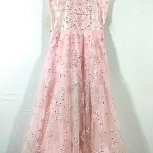 Light Pink Sequence Gowns (Women's)