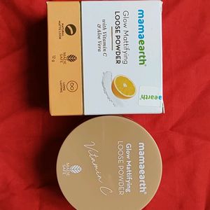 Mamaearth Glow Mattifying Loose Powder