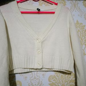 H&M Cream Cardigan