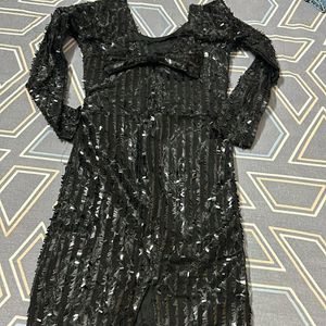 Black Shimmer Dress