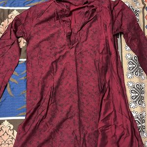 Shatranj Pathani Kurta With Drape