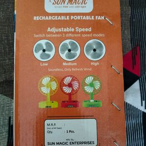 Rechargeable Portable Fan New