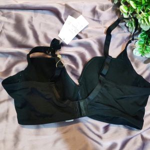 fancy black bra