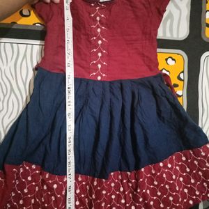 Stitched Frock In New Condition