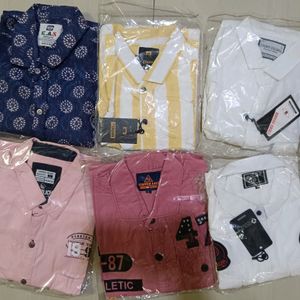 Pack Of 6 Shirts L Size