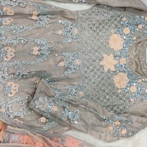 Beautiful Pakistani Net Gown