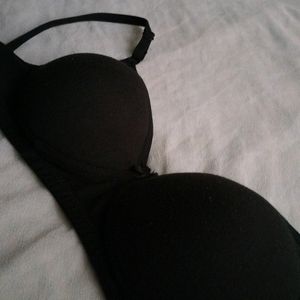 New Black Padded Bra