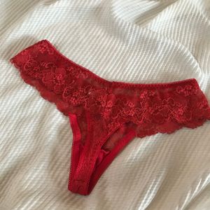 Red Lacey Thong From Lolita