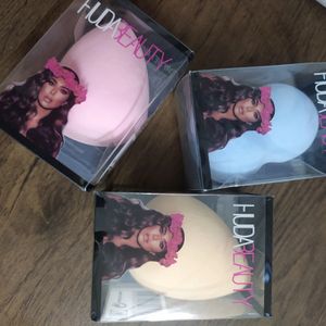 Combo Of 3 Soft Huda Beauty Makeup Puff