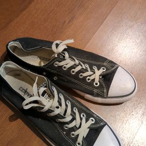 Black All Star Converse Sneakers UK 8.5