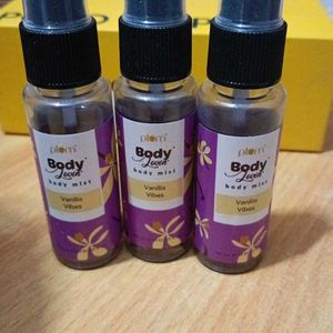 Combo Of 3 Plum Vanilla Vibes Body Mist